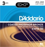 DADDARIO EXP16 Acoustic Guitar Set Phos Bronze Lite