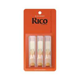 RICO RCR3P Rico Bb Clarinet Reeds, 3-Pack