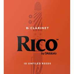 RICO RCR10P Rico Bb Clarinet Reeds, 10-Pack