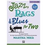 Jazz, Rags & Blues for Two, Book 4 [Piano]