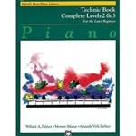 Alfred's Basic Piano Library Technic Book Complete 2 & 3