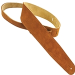 Henry Heller HBS25BRN Capri Suede Guitar Strap