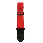 Henry Heller HPOLDRED 2" Poly Strap with Sewn On Leather Ends Red