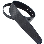 Henry Heller HQLGRY Leather Guitar Strap