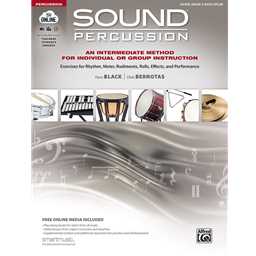 Sound Percussion Intermediate Method for Individual or Group Snare and Bass Drum