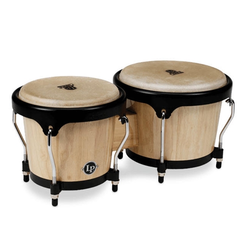 LPA601AW LP Aspire Bongos Natural Finish