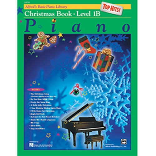 Alfred's Basic Piano Library Top Hits Christmas Book 1B