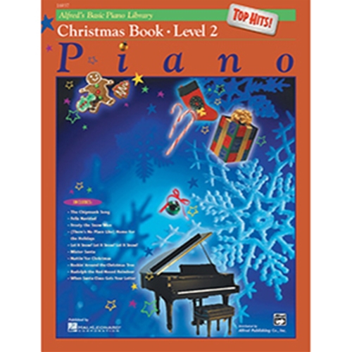 Alfred's Basic Piano Library Top Hits Christmas Book 2