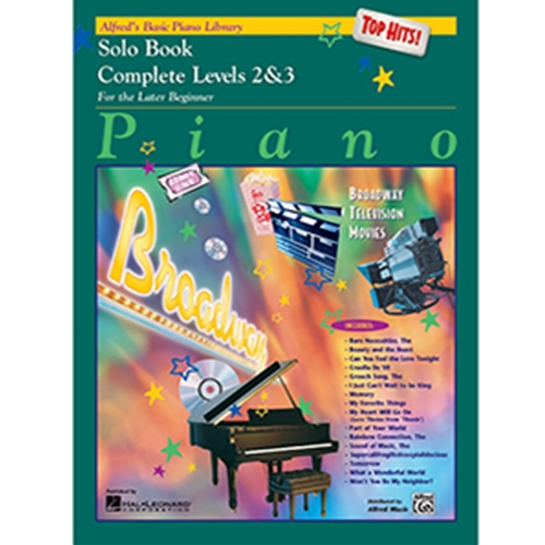 Alfred's Basic Piano Library Top Hits Solo Book Complete 2 & 3