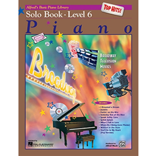 Alfred's Basic Piano Library Top Hits Solo Book 6