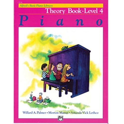 Alfred's Basic Piano Library Theory Book 4