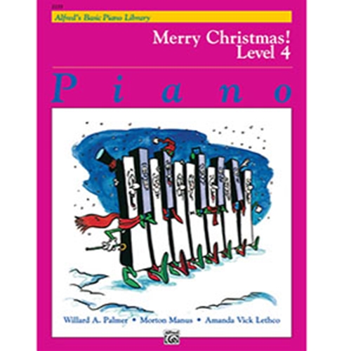 Alfred's Basic Piano Library Merry Christmas Book 4