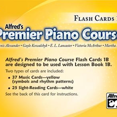 Alfred Premier Piano Course Flash Cards 1B