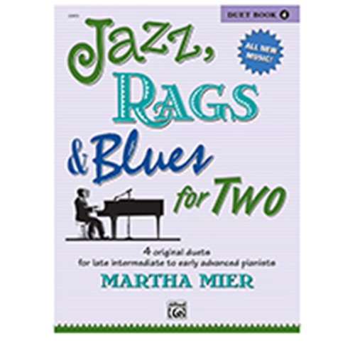 Jazz, Rags & Blues for Two, Book 4 [Piano]