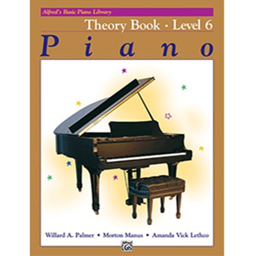 Alfred's Basic Piano Library Theory Book 6