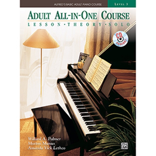 Alfred's Basic Adult All-in-One Course Book 3 Book & CD