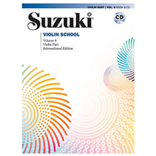 Suzuki Violin School - Violin Part - Volume 8 - Book and CD