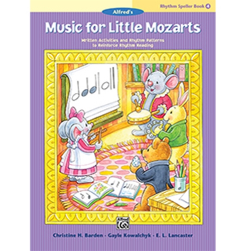 Music for Little Mozarts Rhythm Speller Book 4