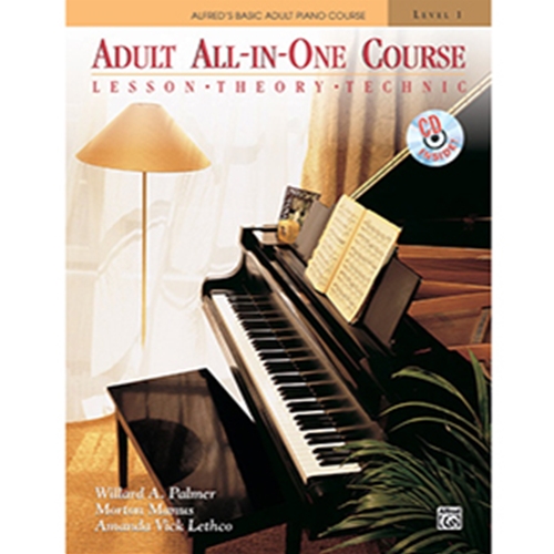 Alfred's Basic Adult All-in-One Book 1 w/CD