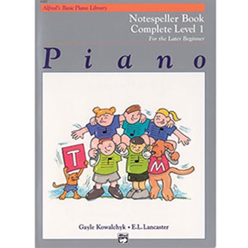 Alfred's Basic Piano Library Notespeller Complete Book 1