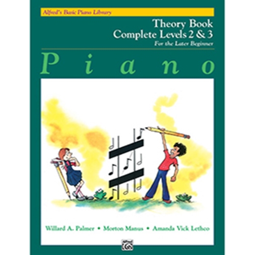 Alfred's Basic Piano Library Theory Book Complete 2 and 3