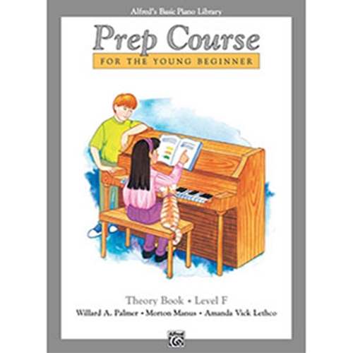 Alfred's Basic Piano Library Prep Course Theory Book F