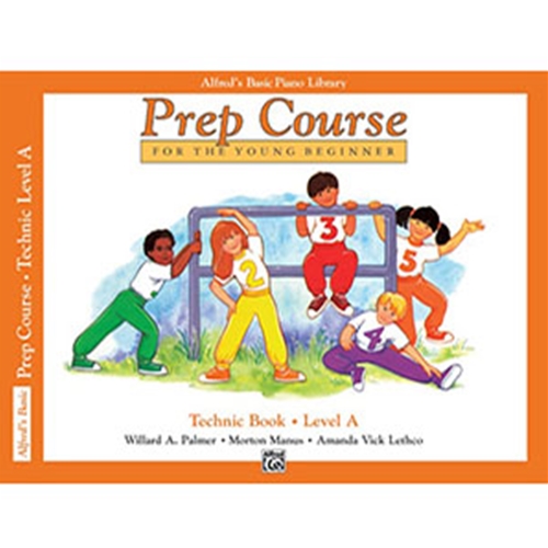 Alfred's Basic Piano Library Prep Course Technic Book A