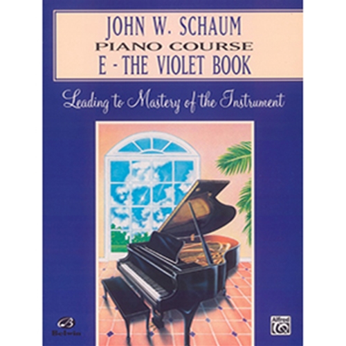 John W. Schaum Piano Course E The Violet Book