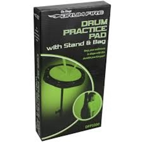 On Stage DFP5500 Drum Practice Pad with Stand & Bag