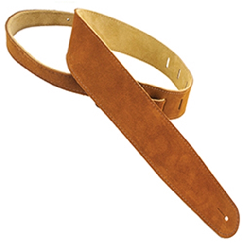 Henry Heller HBS25BRN Capri Suede Guitar Strap