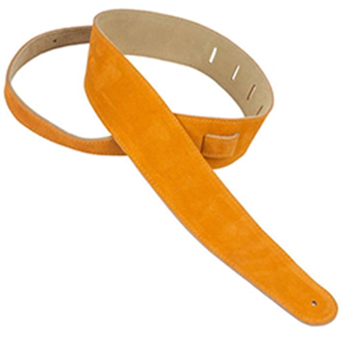 Henry Heller HBS25ORG 2.5" Basic Suede Guitar Strap Orange