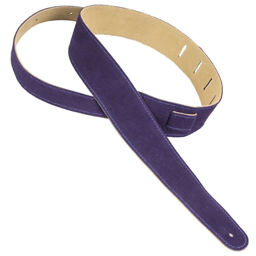 Henry Heller HBS2PUR 2" Basic Suede Guitar Strap Purple