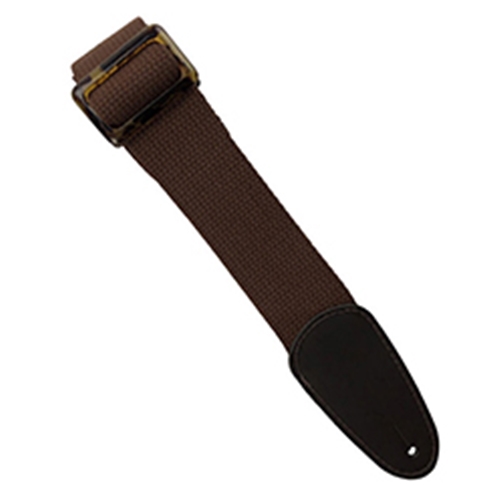 Henry Heller HCTTBRN Basic Cotton Guitar Strap