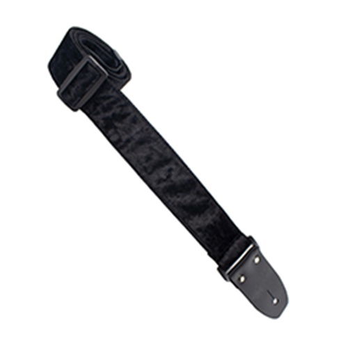 Henry Heller HCVBLK Crushed Velvet Guitar Strap