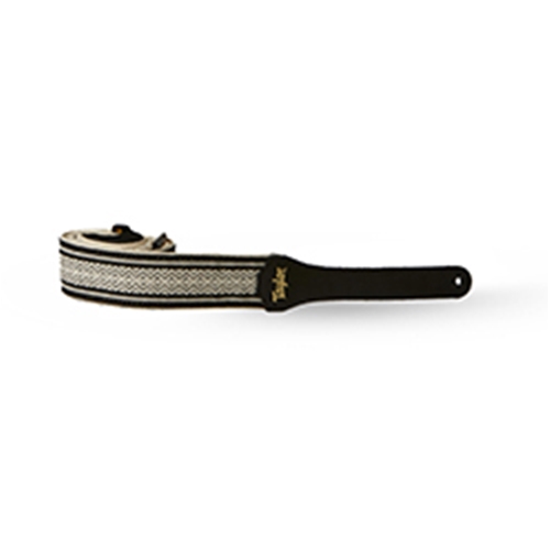 TAYLOR A20006 Taylor Academy Strap White / Black Jacquard Cotton 2in