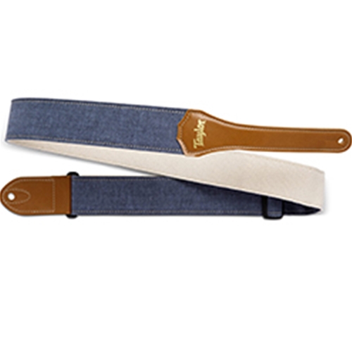 TAYLOR 400820 Taylor Vegan Guitar Strap,Hgbn Hemp Cotton,Blue