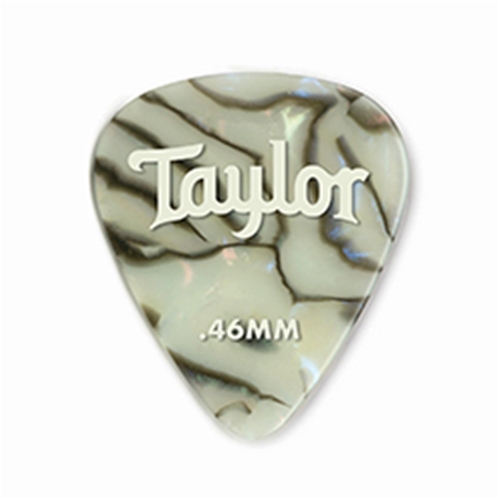 TAYLOR 80734 Taylor Celluloid 351 Picks Abalone 0.46mm 12-Pack