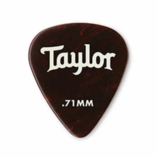 TAYLOR 80775 Taylor Celluloid 351 Picks Tortoise Shell 0.71mm 12-Pack