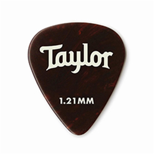 TAYLOR 80778 Taylor Celluloid 351 Picks Tortoise Shell 1.21mm 12-Pack