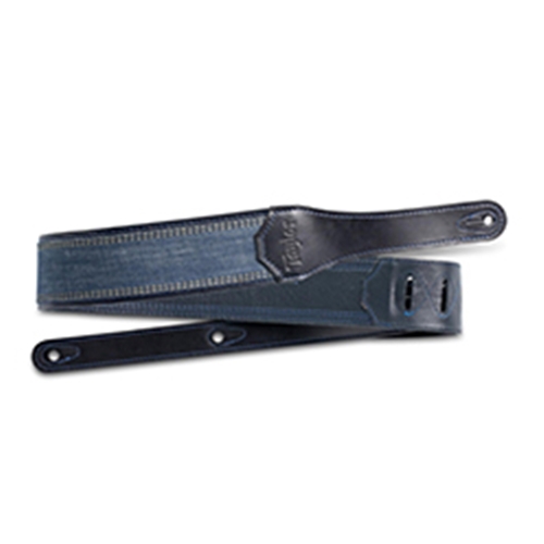 TAYLOR D20010 Taylor Blue Denim Strap Navy Leather Edges 2in