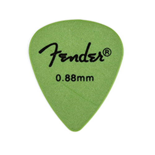 FENDER 987351850 Rock on Pick Pack Green Medium/Heavy .88mm