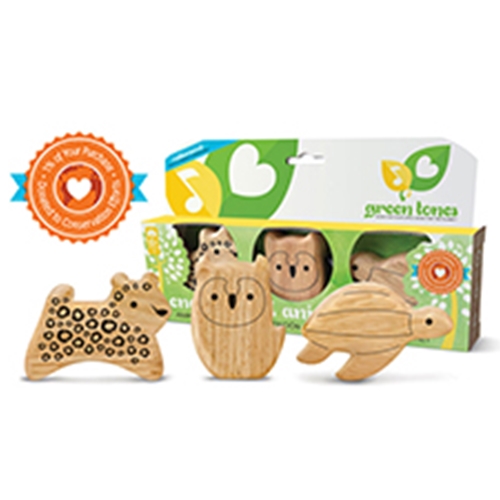 Green Tones 3788 Endangered Animal Shaker Set