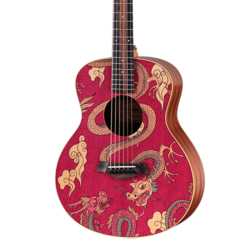 TAYLOR GSMINIEDRAGON GS Mini-e Special Edition Dragon Acoustic Guitar