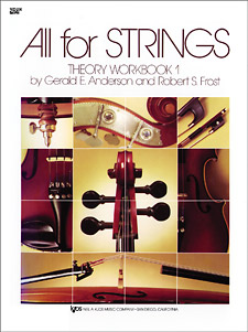 All For Strings Violin Theory Workbook 1