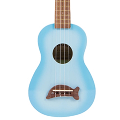 Kala Ukuleles MKSDBURST Dolphin Soprano Ukulele Burst