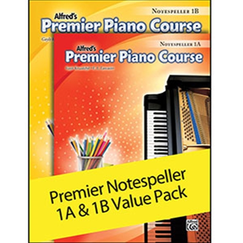 Alfred Premier Piano Course Notespeller Books 1A & 1B Value Pack