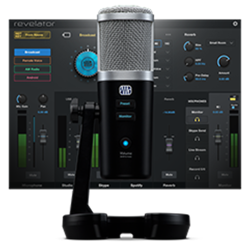 Presonus REVELATOR USB Microphone w/ Studio Live Voice Processing and Loop back