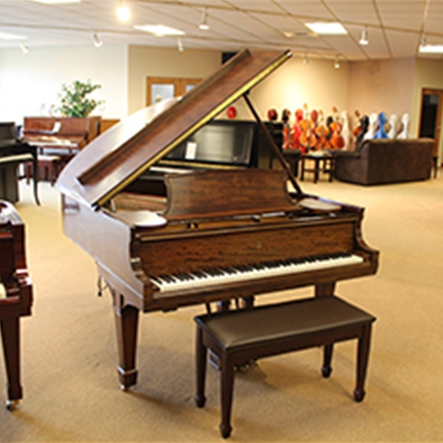 STEINWAY OMAHOGANY Model O Grand Piano Mahogany