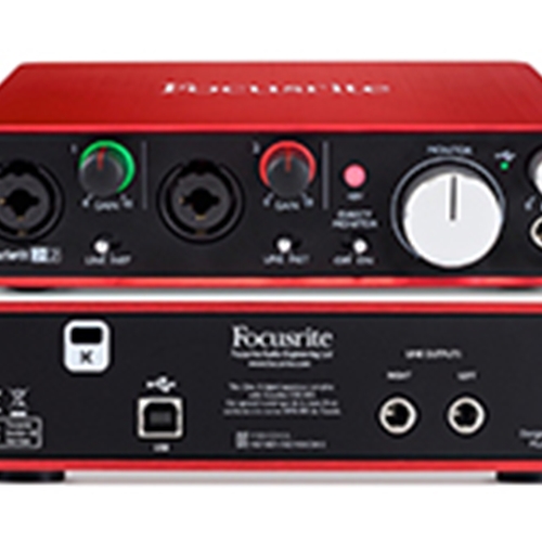 Focusrite SCARLETT2I23G Scarlett 2i2 3G USB Interface w/ 2 XLR & Fantom Power