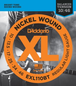 DADDARIO EXL110BT XL Electric Guitar Set Reg Balanced Tension